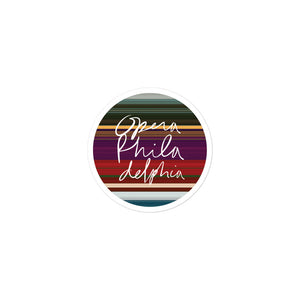 Opera Philadelphia Logo Sticker