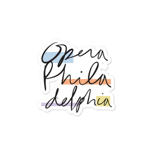 Opera Philadelphia Sticker