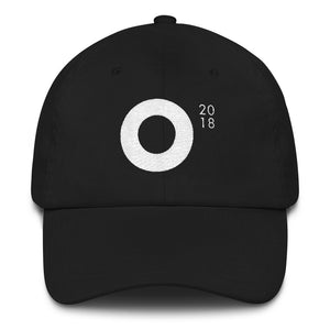 Festival O18 Cap (White on Black)