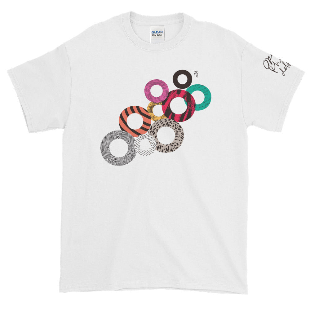 O18 T-Shirt (Multi-Color on White)