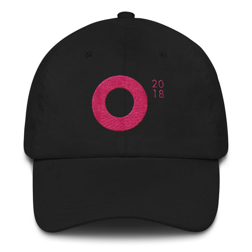 Festival O18 Cap (Pink on Black)